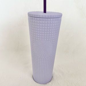 Starbucks Ltd. Edition Lilac Purple Grid Tumbler
